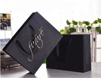 Sacos de papel feitos sob encomenda do tamanho da impressão UV, sacos de papel comerciais para a promoção da empresa fornecedor