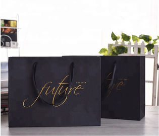Sacos de papel feitos sob encomenda do tamanho da impressão UV, sacos de papel comerciais para a promoção da empresa fornecedor