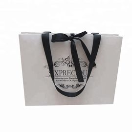 Os sacos de papel elegantes com logotipo imprimiram a dureza alta personalizada do tamanho fornecedor