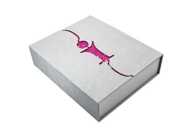 Tamanho de prata impresso 22 * 30 * 7CM da cor das caixas de presente do estilo costume elegante fornecedor