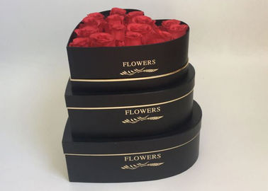 comprar O costume da grande capacidade imprimiu caixas de empacotamento, coração impermeável caixa dada forma da flor Fabricação em linha