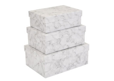 comprar Caixa de presente de mármore luxuosa moderna, caixas de presente do cartão da impressão 4C recicláveis Fabricação em linha