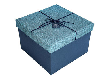 Tamanho impresso costume da cor pura feito a mão das caixas de presente do Bowknot vário disponível fornecedor