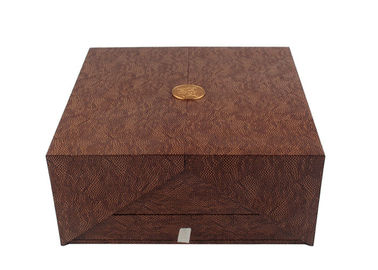 Revestimento de empacotamento da superfície de Matt Lamitnation das caixas do presente luxuoso do papel de arte fornecedor