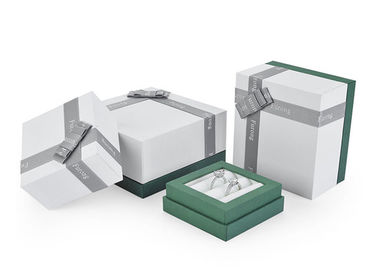 comprar As caixas de empacotamento do presente luxuoso elegante/costume imprimiram o material do cartão das guardas-joias Fabricação em linha