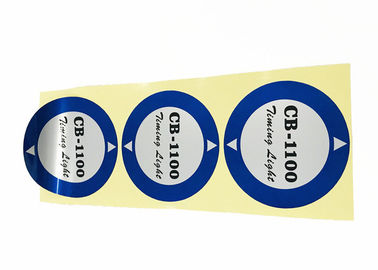 comprar Etiquetas adesivas feitas sob encomenda de forma redonda lustrosas/espessura matte 0,2 - 0.3mm do revestimento Fabricação em linha