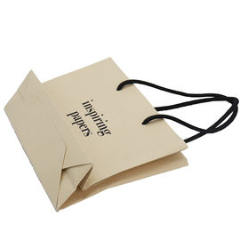 Costume biodegradável material durável impresso do papel de embalagem dos sacos de compras de papel fornecedor