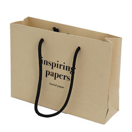 Costume biodegradável material durável impresso do papel de embalagem dos sacos de compras de papel fornecedor