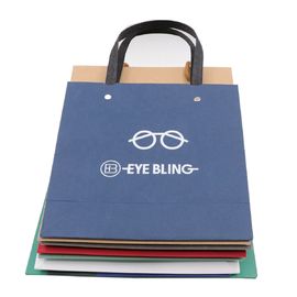 O costume múltiplo da cor imprimiu sacos de papel Matt/a manipulação de superfície laminação lustrosa fornecedor