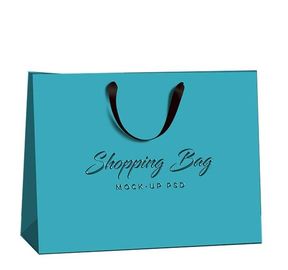 comprar O costume brilhante da cor imprimiu sacos de papel com revestimento de carimbo/de gravação da folha Fabricação em linha