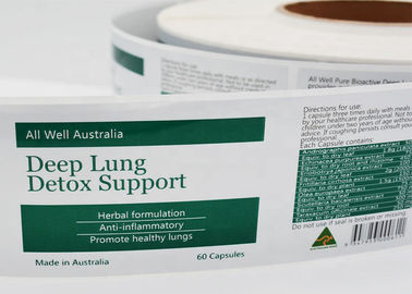 Óleo feito sob encomenda de prata matte das etiquetas adesivas - resistência de corrosão química da prova fornecedor