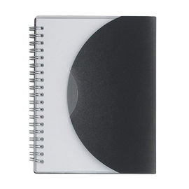 O PVC/PP cobre o tamanho impresso costume dos cadernos espirais 5,25 * 8,25 polegadas fornecedor