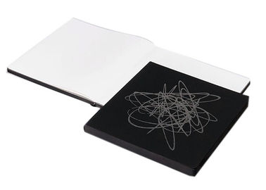 comprar O costume preto da cor imprimiu o tamanho A4/A5/A6 quadrado da forma dos cadernos disponível Fabricação em linha