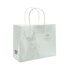 Os sacos de papel personalizados recicláveis do presente, anunciaram sacos de papel para empacotar fornecedor