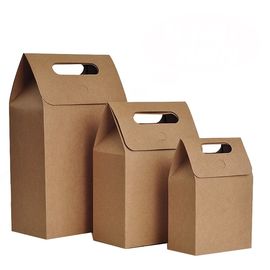 Punho alto personalizado cortado de Windowed da resistência de rasgo dos sacos de papel de Brown fornecedor