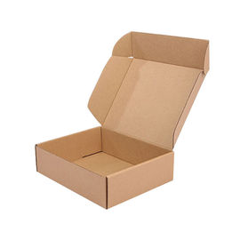 Caixa da caixa de Brown do papel de embalagem, Espessura ondulada feita sob encomenda 0.23mm das caixas fornecedor
