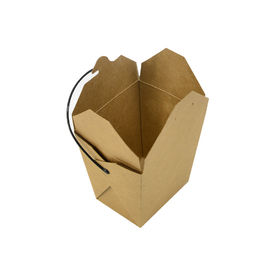 comprar Anti material do papel de embalagem da G/M da caixa 350 do alimento do escapamento com punho preto Fabricação em linha