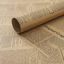 Tamanho do papel Degradable do envolvimento material Unbleached do papel de embalagem de 50 * de 70cm fornecedor