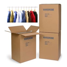 Caixas moventes coloridas do vestuário ondulado que empacotam caixa de papel ondulada mais barras fornecedor