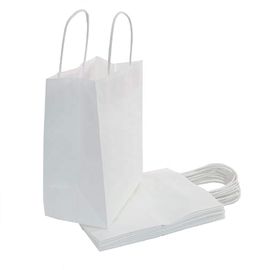 Cor elegante do tamanho 21 * 11 * 27cm dos sacos de papel de Kraft vária disponível fornecedor