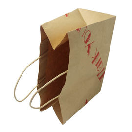Sacos de papel personalizados de Kraft do tamanho para promoções/presentes/propagandas fornecedor