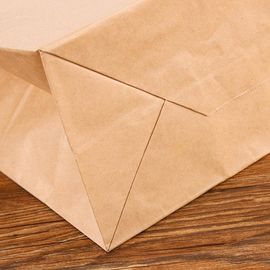 Corda lisa a favor do meio ambiente impressa costume da mão dos sacos de papel de Kraft fornecedor