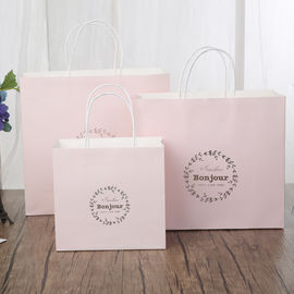 Luz - o azul/o presente de papel personalizado rosa ensaca o material branco do papel de embalagem de 150gsm fornecedor