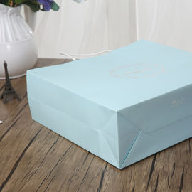 Luz - o azul/o presente de papel personalizado rosa ensaca o material branco do papel de embalagem de 150gsm fornecedor