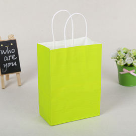 A favor do meio ambiente reciclável colorido sólido dos sacos de papel de Kraft para comprar fornecedor