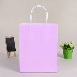A favor do meio ambiente reciclável colorido sólido dos sacos de papel de Kraft para comprar fornecedor