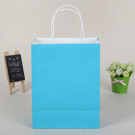 A favor do meio ambiente reciclável colorido sólido dos sacos de papel de Kraft para comprar fornecedor