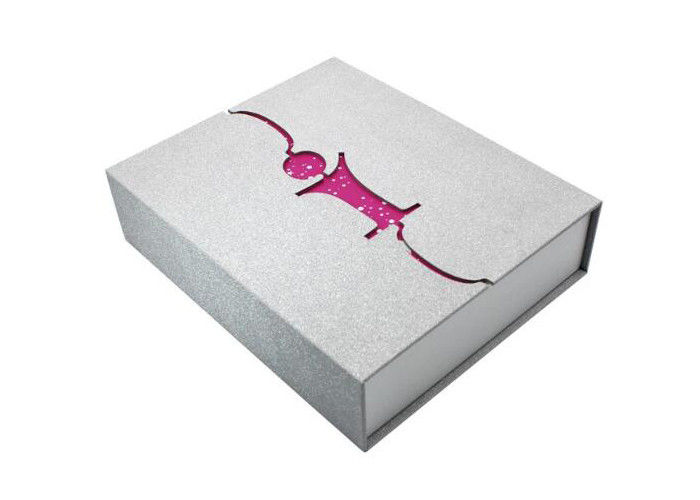 Tamanho de prata impresso 22 * 30 * 7CM da cor das caixas de presente do estilo costume elegante fornecedor
