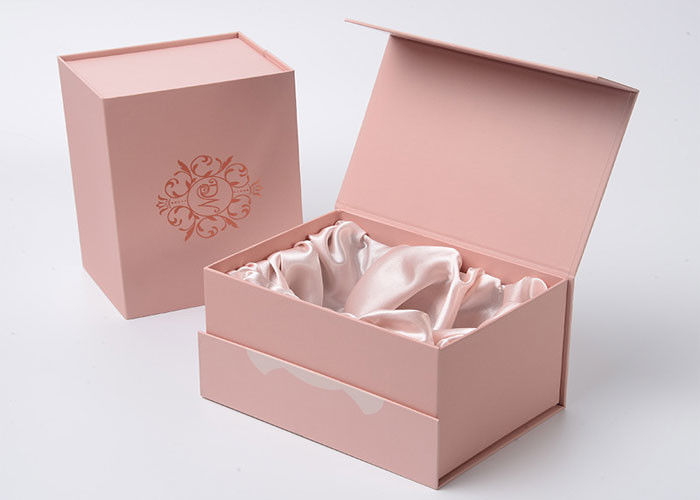 Caixa de presente cor-de-rosa bonita feito a mão, reciclável simples magnético da caixa de papel fornecedor